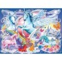 Puzzle unicorni cu sclipici 100 piese starline cu sclipici